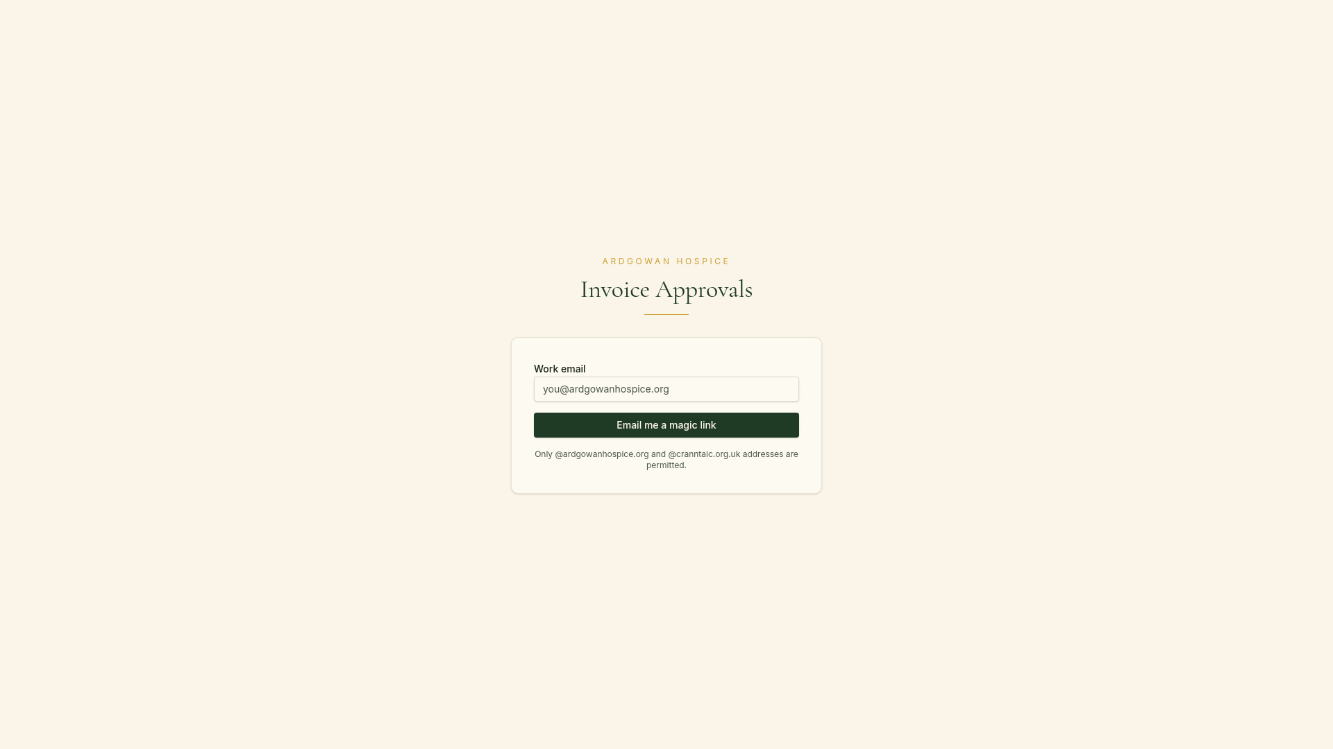 Invoice Approval preview
